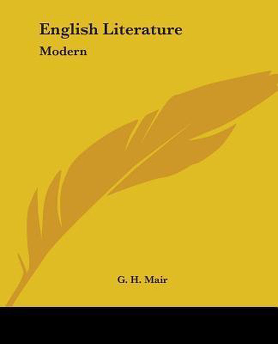 English Literature van Mair