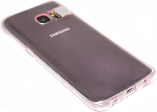 Injectie onduidelijk Basistheorie Levertijd 1-3 werkdagen - Lichtgevend roze hoesje Samsung Galaxy S7 |  bol.com