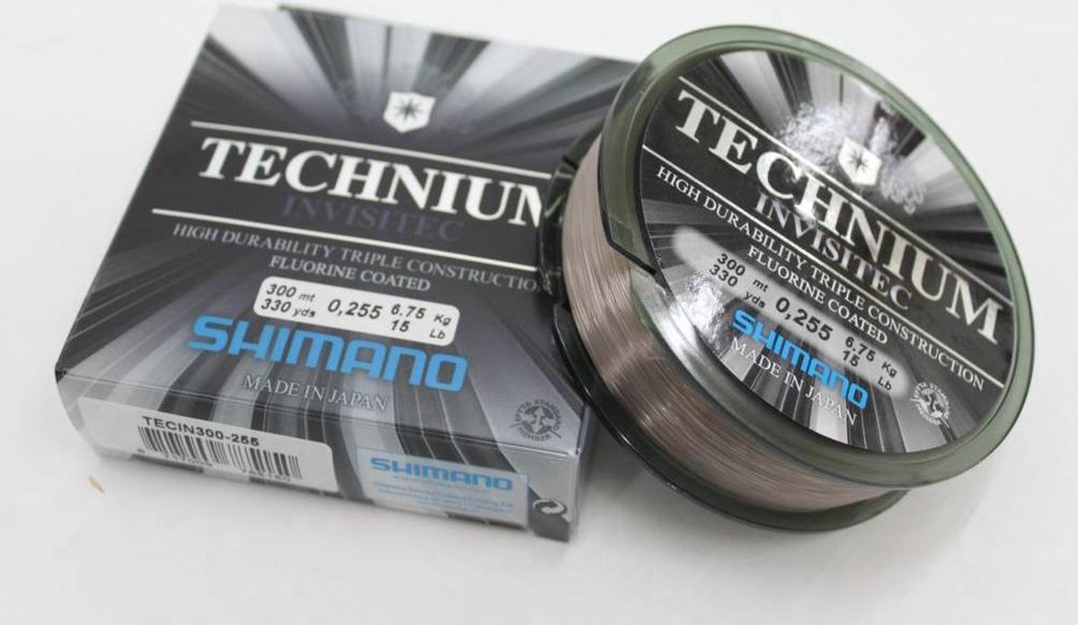 Shimano Technium Invisitec 0.165mm 300m Clear