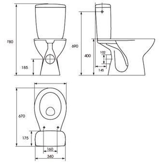 Plieger Smart WC pack pk df m/softclose | bol.com