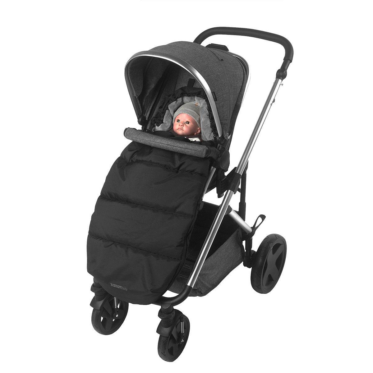 Titaniumbaby Voetenzak Buggy Zwart | bol.com