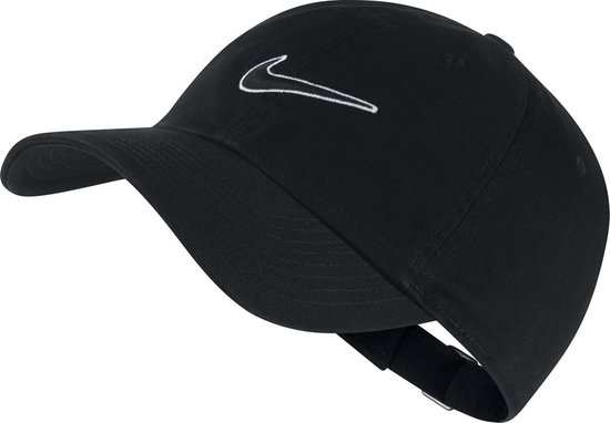 De kamer schoonmaken Moderator erosie Nike Sportswear Essentials Heritage86 Cap - Unisex - zwart | bol.com