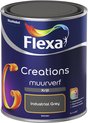 Flexa Creations - Muurverf Krijt - Industral Grey - 1 liter