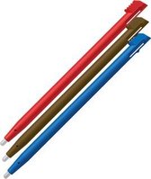 3x Stylus pen voor Nintendo 2DS - Zwart - Rood - Blauw