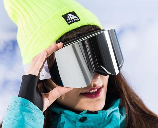 Gepolariseerde Skibril Vector - Snowboardbril - Anti condens & UV protected  -... | bol.com