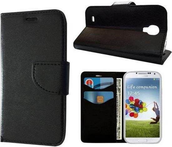leren Sijpelen Plenaire sessie Samsung Galaxy S4 Mini Wallet Boek Case Hoesje Zwart | bol.com