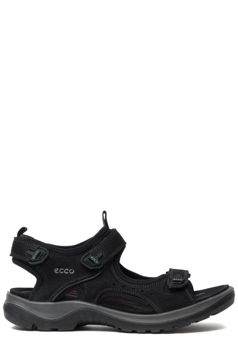 ECCO Offroad leren dames sandalen Zwart