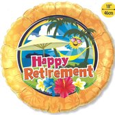Happy Retirement  Folieballon 45 cm