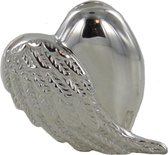 Quiges - 925 Zilveren Ketting Hanger in Hartvorm - SH094