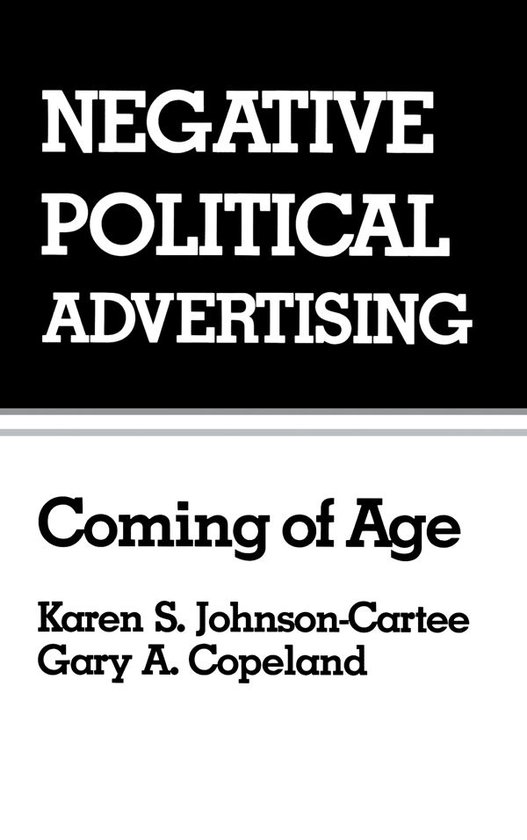 Negative Political Advertising - cover