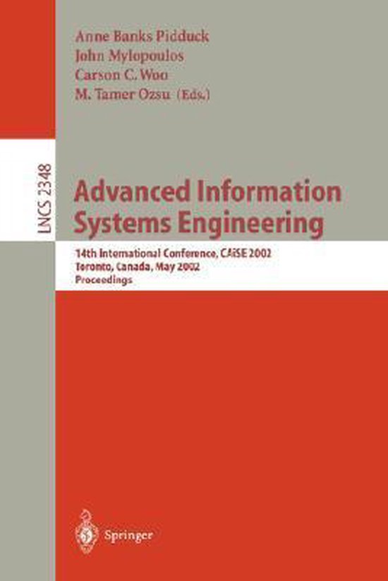 Advanced Information Systems Engineering - cover
