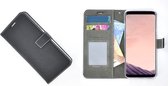 Samsung Galaxy S8 Plus Wallet Bookcase Hoesje Fashion Zwart