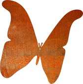 Vlinder 5 - silhouet van cortenstaal