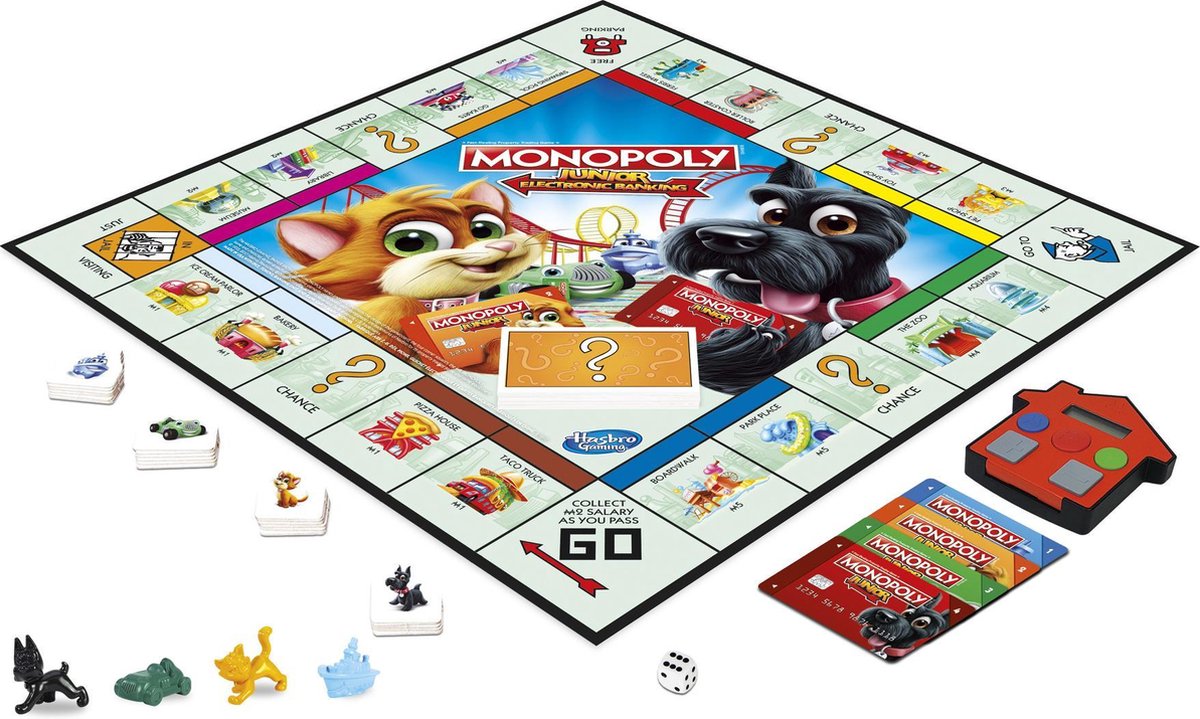 Monopoly Junior Elektronisch Bankieren - Bordspel | Games bol.com