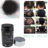 Dexe haarpoeder- camoufleert kale plekken - Kleur Zwart - Hair Building Fibers Black Colour