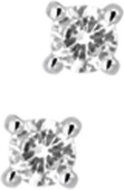 The Jewelry Collection Oorknoppen Diamant 0.20 Ct. - Witgoud
