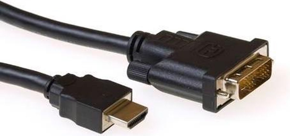 ACT AK3742 Verloopkabel HDMI-A Male/DVI-D Male - 5 meter