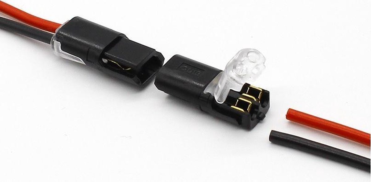 2 x 2 Way pré câblé étanche connecteurs électriques Plug avec fil Super Seal 