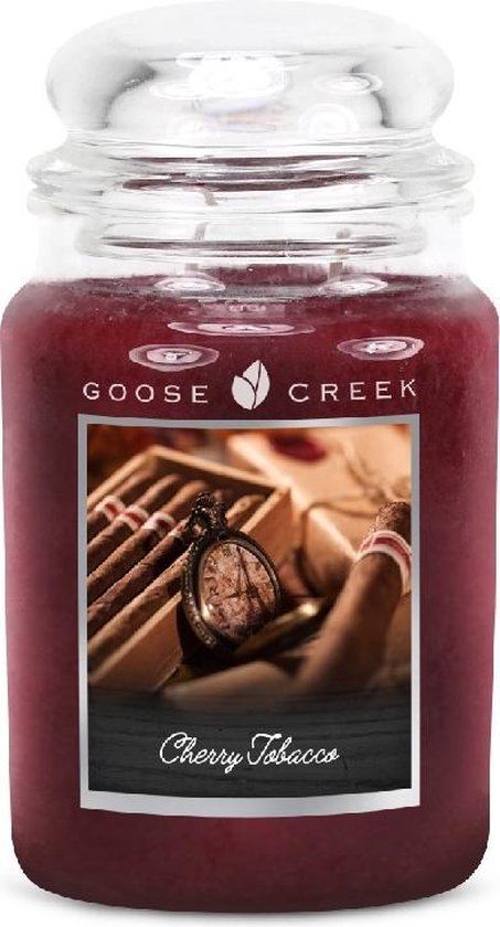 Goose Creek 2 Wick Jar Candle Cherry Tobacco