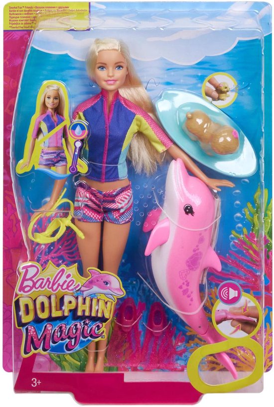 toezicht houden op operatie Mysterie Barbie Magische Dolfijn Snorkelplezier Vrienden - Barbiepop | bol.com