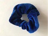 Royal Met Zilver glitter Velours Haarwokkel