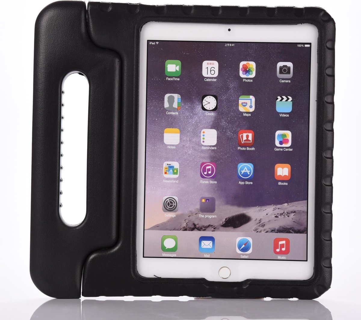 geschikt voor iPad Air 2 & geschikt voor iPad Pro 9.7 kinderhoes zwart