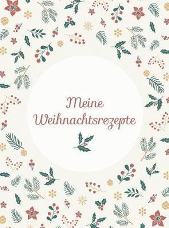 Großes Format 28x21 CM- Meine Weihnachtsrezepte - cover