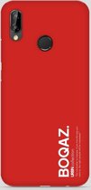 BOQAZ. Huawei P20 Lite hoesje - Plus hoesje - hoesje URBN mat rood