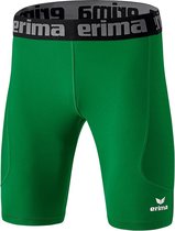 Erima Elemental Short Tight Kinderen - Smaragd | Maat: 140