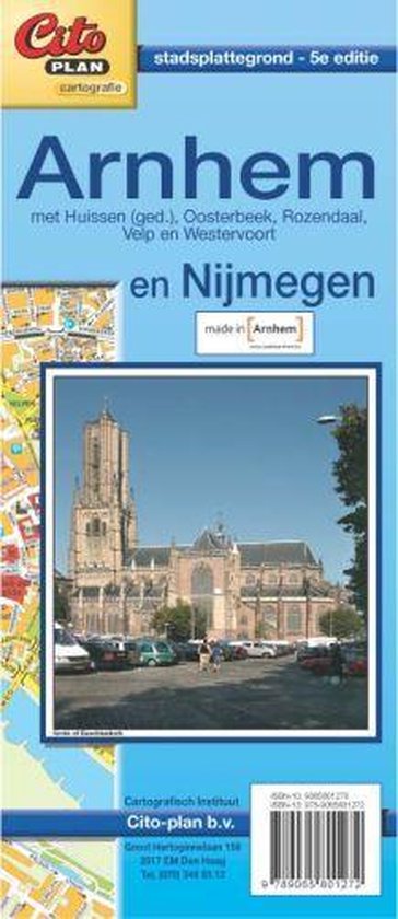Cover van het boek 'Citoplan stadsplattegrond Arnhem' van  Diversen
