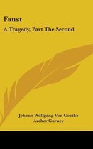 Boekcover met de titel Faust: A Tragedy, Part The Second en een gele veer op een gele achtergrond.