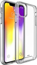 iphone 11 Pro Max Hoesje Transparant Cover TPU Siliconen Case