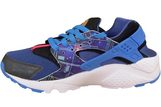Nike Huarache Run Print Gs 704943-004, Vrouwen, Blauw, Sneakers maat: 40 EU  | bol.com