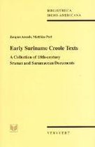 Early Suriname Creole Texts