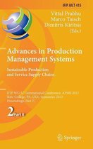 Advances in Production Management Systems. Sustainable Production and Service Supply Chains