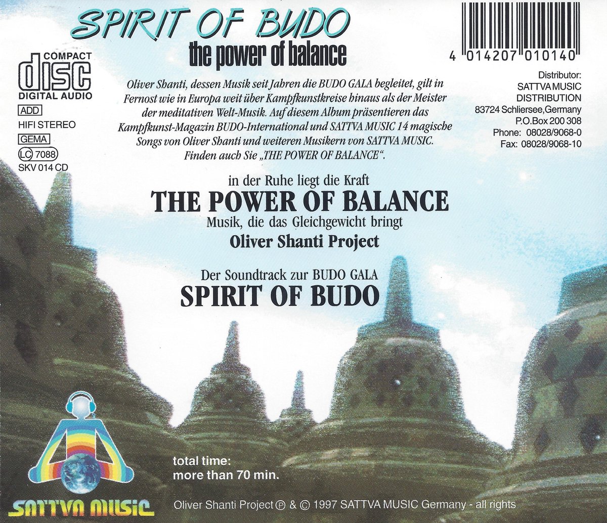 Oliver Shanti Project Spirit Of Budo Oliver Shanti Cd Album Muziek Bol Com