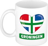 Hartje Groningen mok / beker 300 ml - Groningse koffiebeker
