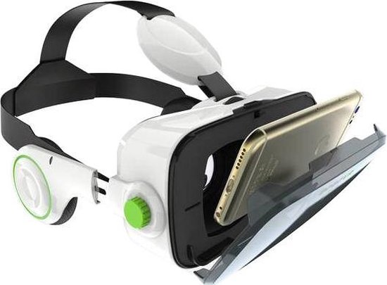 gevangenis Inwoner verlamming Hyper VR Bril met 3D surround sound headphones - Wit | bol.com