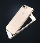 Coque antichoc IMZ Jet Clear Gold Soft TPU iPhone 7