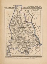 Historische kaart, plattegrond van gemeente Voorst( Nijbroek en Terwolde, 4) in Gelderland uit 1867 door Kuyper van Kaartcadeau.com