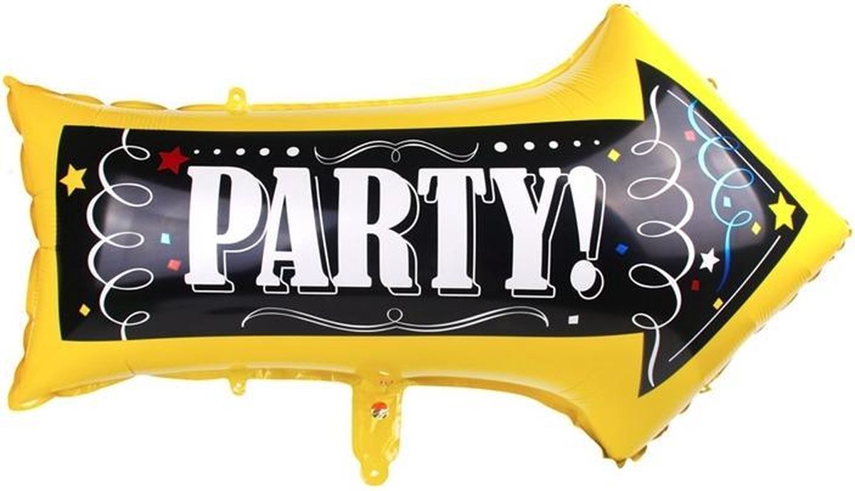 Folie helium ballon Party Pijl Sign 82cm