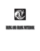 Dring and Drang Notebook