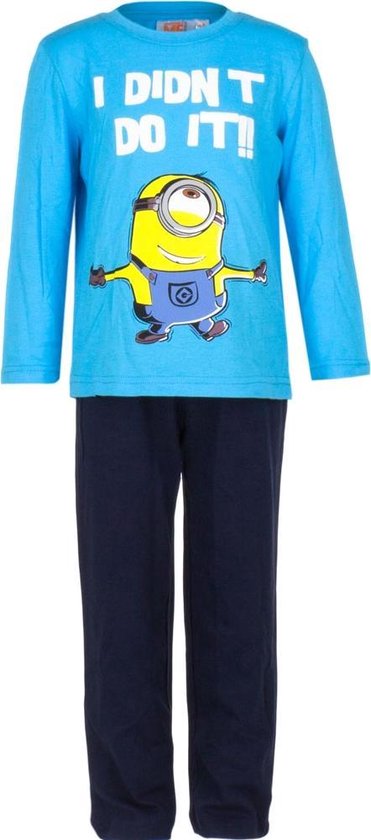 Kinderpyjama - Minions - Blauw - 3 jaar/98 cm