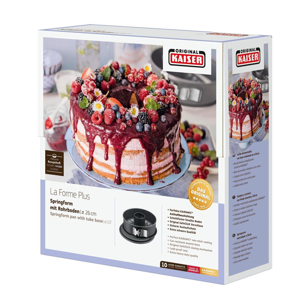 Kaiser La Forme Plus Springvorm - Bakvorm - Ø28 cm - Non-Stick Coating - Lekvrij - Voor Taarten – foto 5