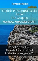 Parallel Bible Halseth English 1072 - English Portuguese Latin Bible - The Gospels - Matthew, Mark, Luke & John