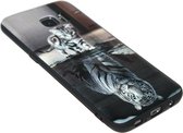 Coque Cat Shadow Tiger pour Samsung Galaxy S7 Edge