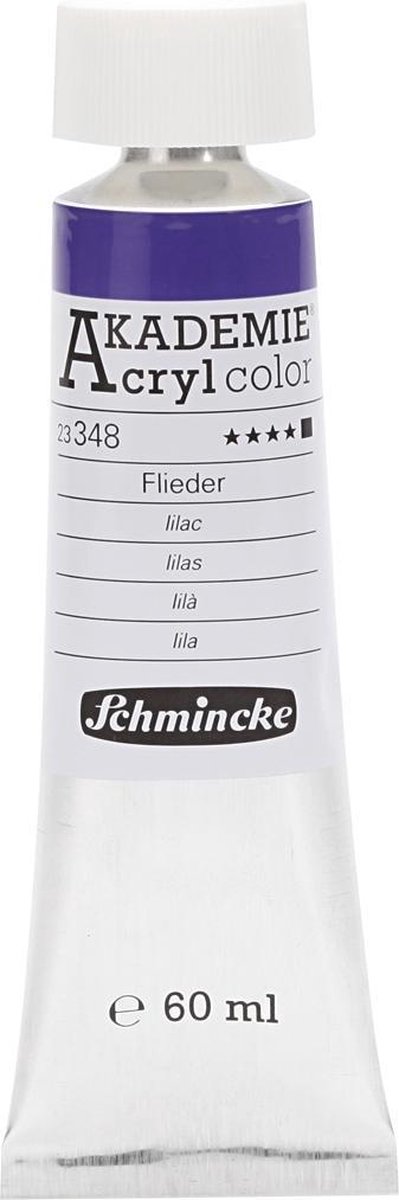 Schmincke AKADEMIE® Acryl color, opaque, good fade resistant, 60 ml, lilac (348)