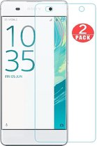 2 stuks Glass Screenprotector - Tempered Glass voor Sony Xperia XA