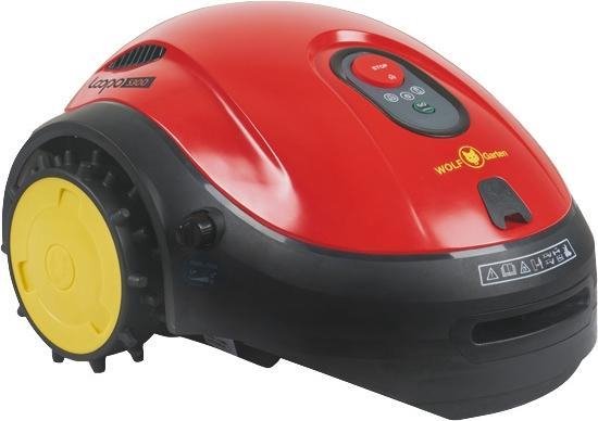 LOOPO S300 Robotgrasmaaier Zwart, Rood, Geel Batterij/Accu