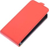 BestCases.nl Rood Effen Flip case smartphone telefoonhoesje voor Huawei Ascend G510
